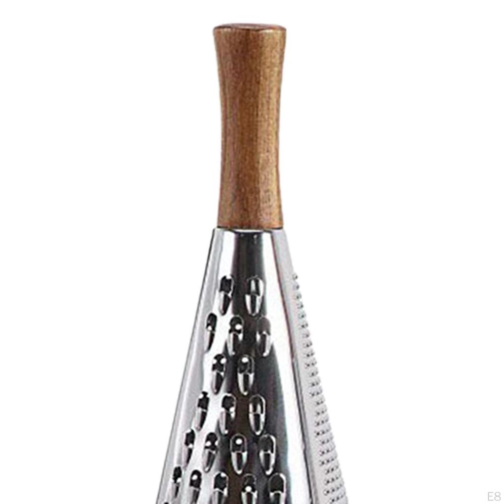 Cone Grater for Kitchen Use, Stainless Steel Tool Shredding Fruits and Vegetables