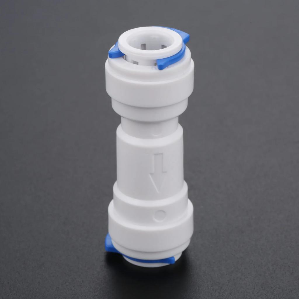3/8" (9.5mm) Быстроразъемный обратный клапан для системы фильтрации воды RO, системы обратного осмоса RO, очистителя 1 шт.