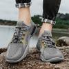 Fashion Men's Shoes 2025 Summer Breathable Mesh Outdoor Non-slip Light Walking Casual Trekking Hiking Sneakers Male Beach Wading Shoes