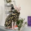 Hairless Cat Clothes Thick Winter Four Legs High Neck Double Sided Fleece Warm Stretch Plush Sphinx Devon Cat Clothes