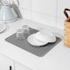 1Pcs Kitchen Placemat Silicone Drying Mat Dish Holder Table Mat Durable Heat Insulation Pad