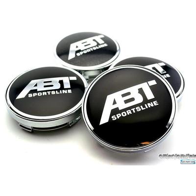4 шт./лот ABT SPORTSLINE 60 мм, крышка ступицы, логотип автомобиля, эмблема, хромированный центр колеса