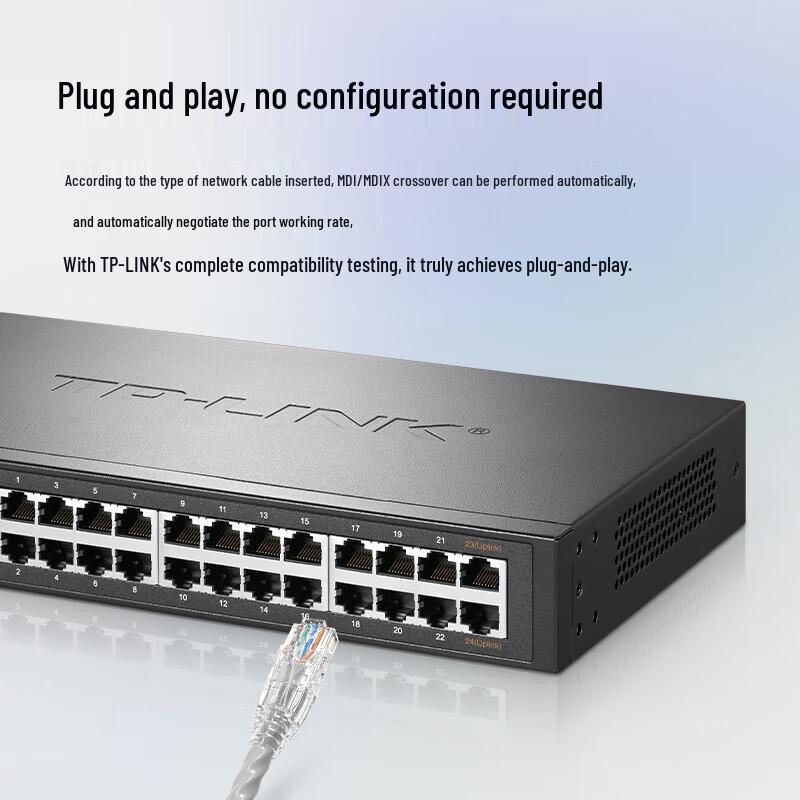 TP-LINK 24-Port Gigabit Unmanaged Ethernet Switch