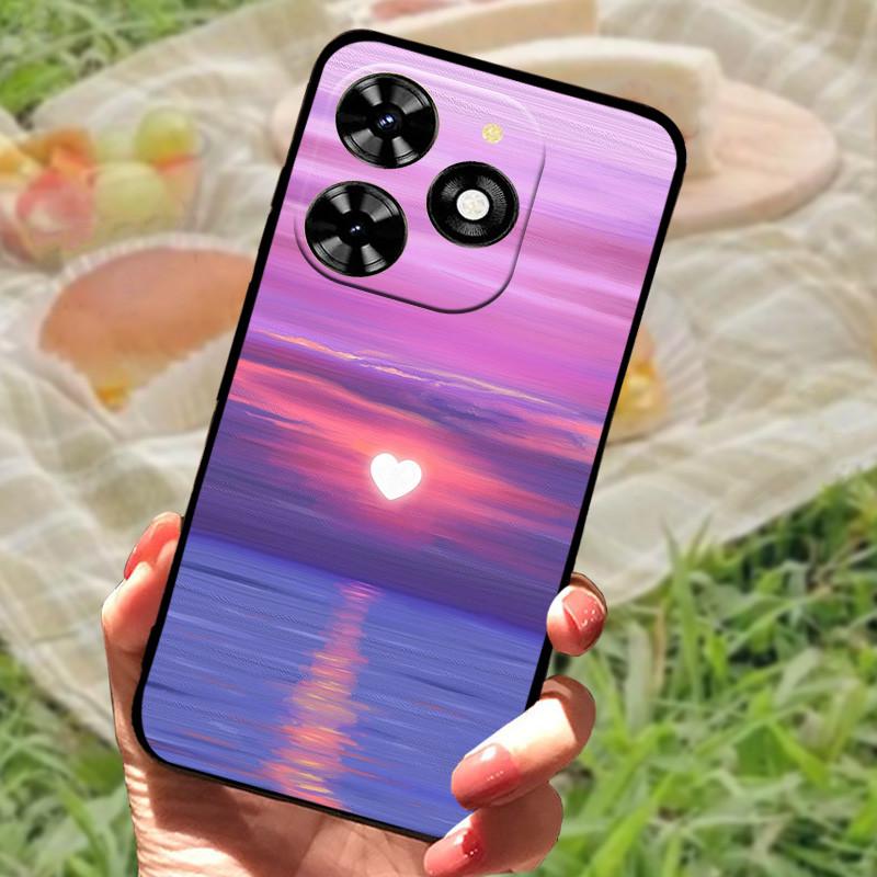 Для Tecno Spark 20 20C Чехол-бампер Силиконовый Мягкий Мраморный Черный Funda Coque для Tecno Spark 20 Pro Защитные Чехлы Spark20