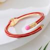 Shiny Glitter Pencil Bangle Trendy Fashion Cuff Bracelet Cute Cross Enamel Bracelet  Daily