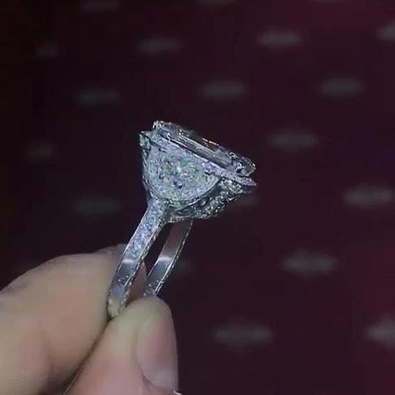 Gorgeous Party Rings Female Luxury Lady Dazzling Zirconia Wedding Accessories for Women Noble Party High-quality Jewelry