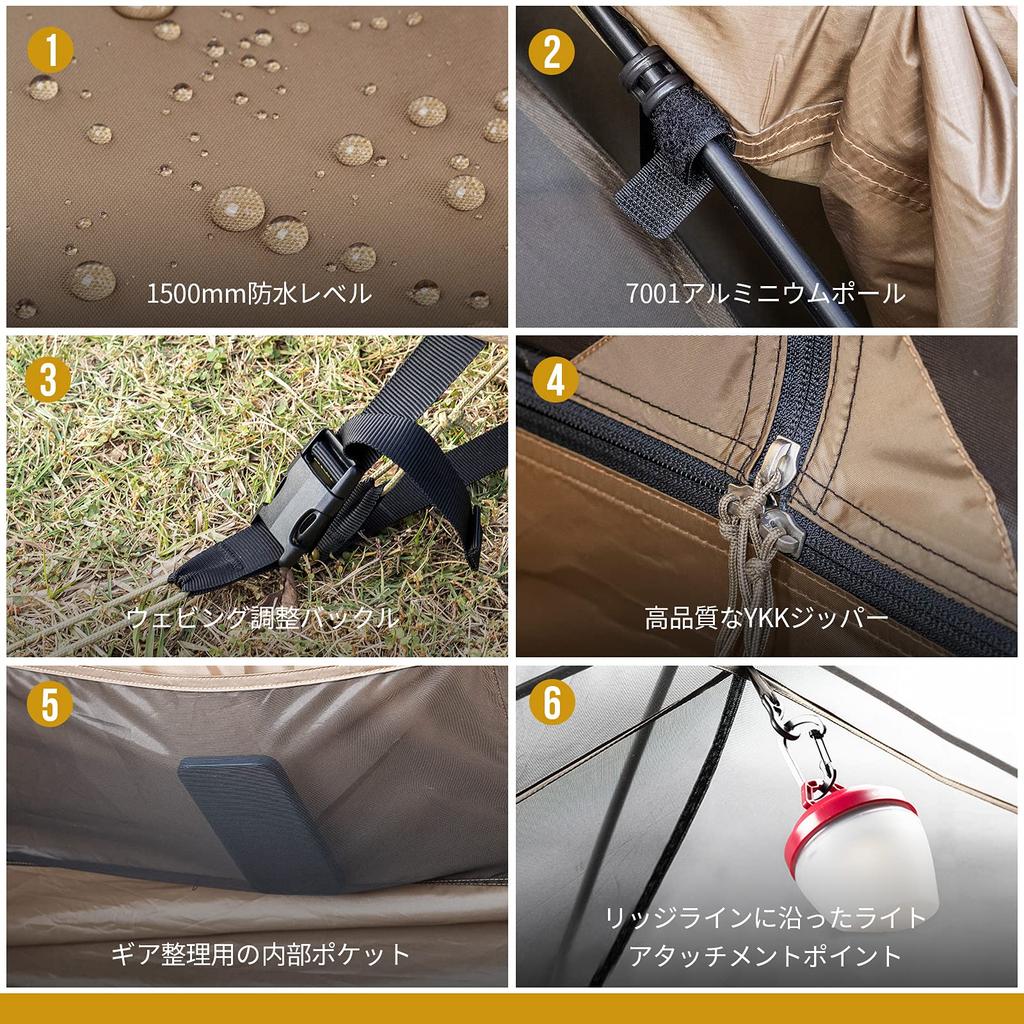 ONETIGRIS COSMITTO Туристический Человек Соло Легко Установить Рюкзак Туринг Купольная Сумка для Хранения в Комплекте Палатка, Палатка, 1-2 Палатка, Вверх, Палатка, Компактная, Легкая,