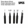 6PCS Soldering Iron Tip 900M-T  Free For  936 937 938 Soldering Station