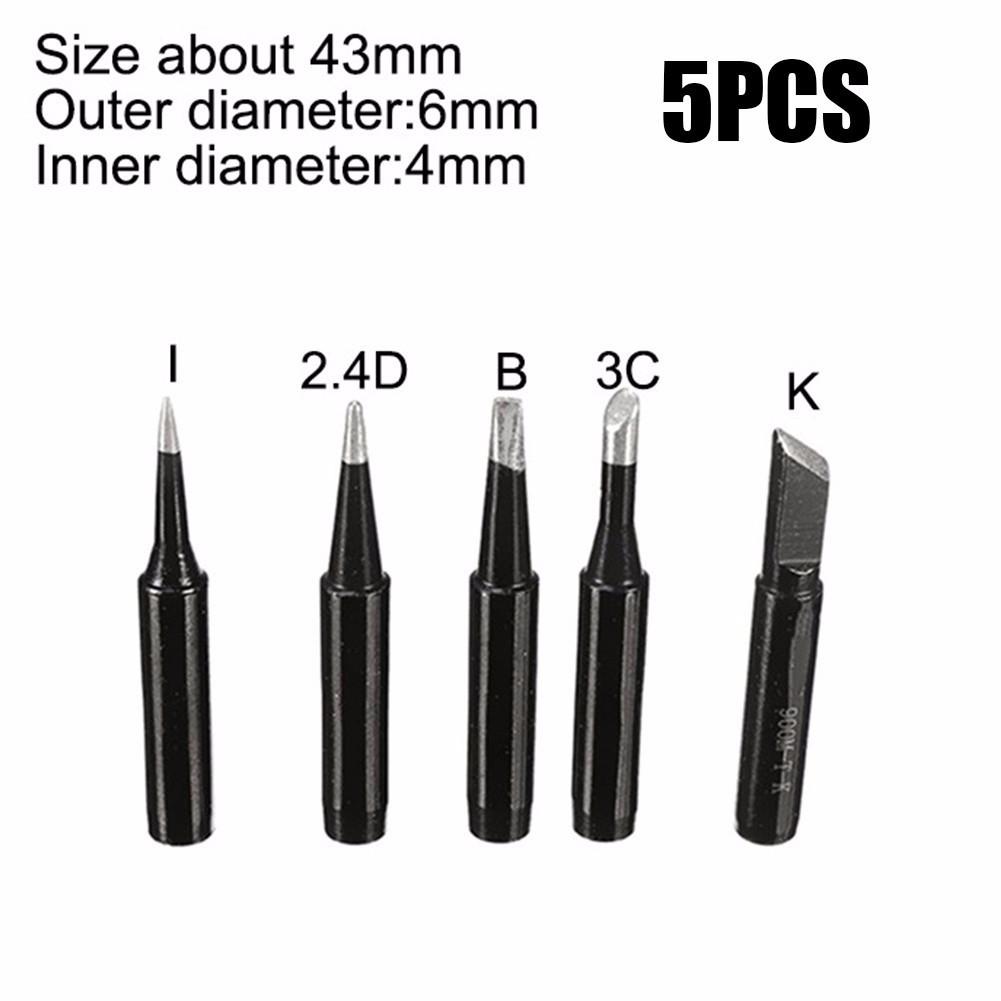 6PCS Soldering Iron Tip 900M-T  Free For  936 937 938 Soldering Station