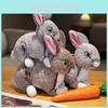 Rabbit Plush Toy Cartoon Stuffed Doll Animal Room Decoration Kids Cute Gift