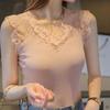 Women's V-neck Lace Stitching Pullover Sleeveless Ice Silk Vest   Shirt Solid Color Slim Fit Elastic Suspenders Knitted Bottoming Tanks