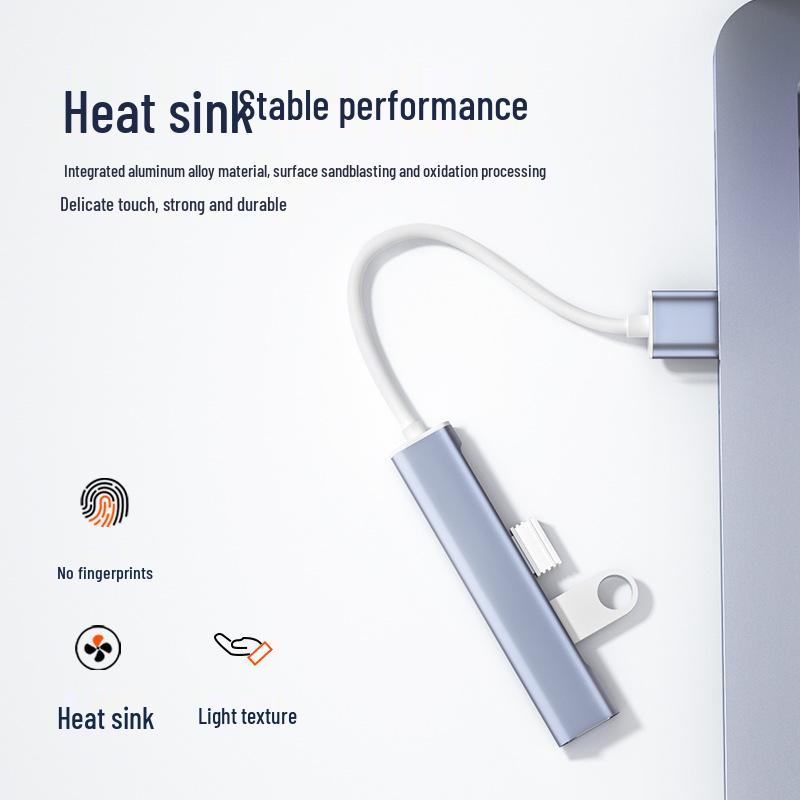 Многопортовый USB Type-C концентратор и удлинитель для флеш-накопителей и ноутбуков