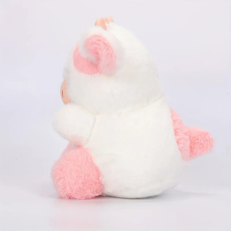 Милая плюшевая игрушка корова, плюшевая подушка, плюшевые коровы, плюшевая игрушка в виде животного, мультяшная милая розовая плюшевая игрушка корова, плюшевая кукла для детей