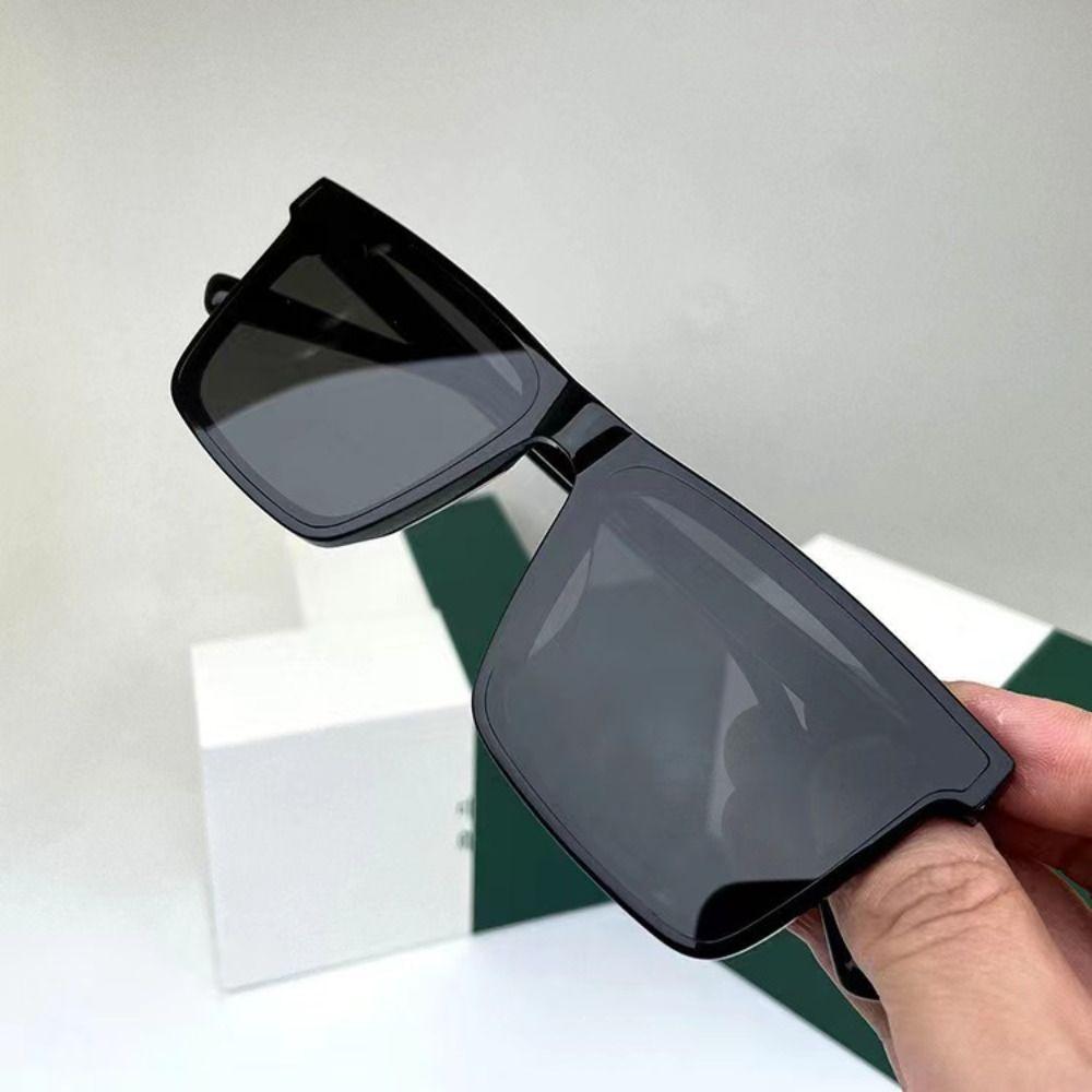 Punk Square Frame Sunglasses Simple Eyewear Trendy Driving Glasses  Beach