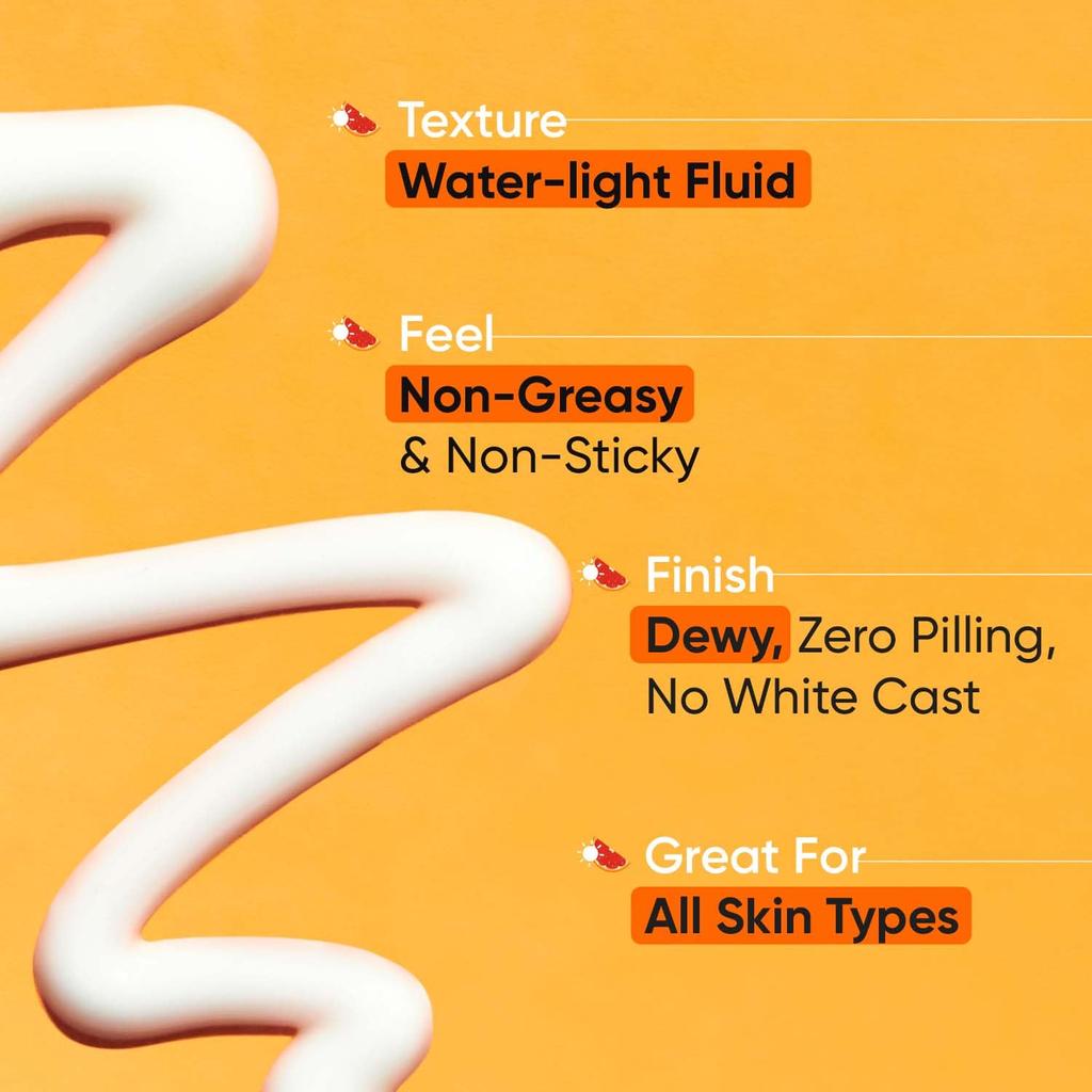 Солнцезащитный крем DOT & KEY с витамином C + E Super Bright SPF 50 Water-Light, защита от UVA/UVB и синего света 50 г