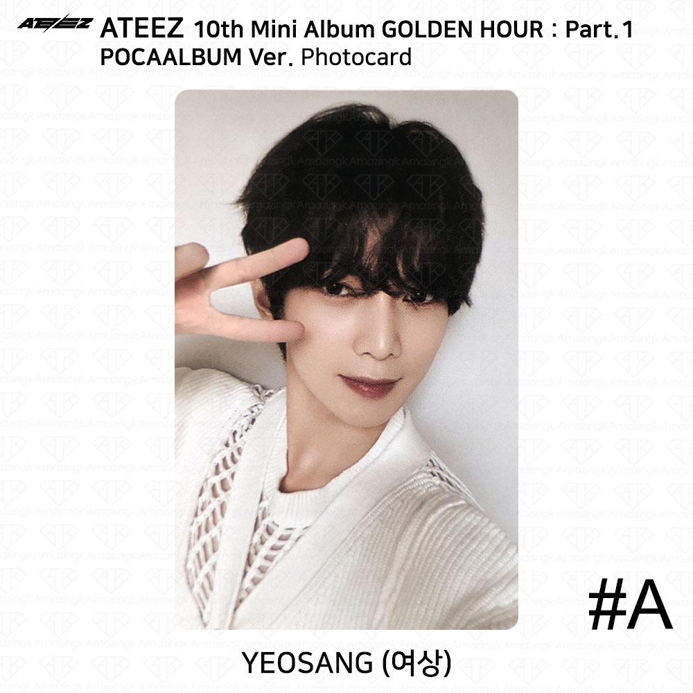 ATEEZ 10-й мини-альбом Golden Hour Part.1 POCAALBUM Фотокарта QR-изображение KPOP