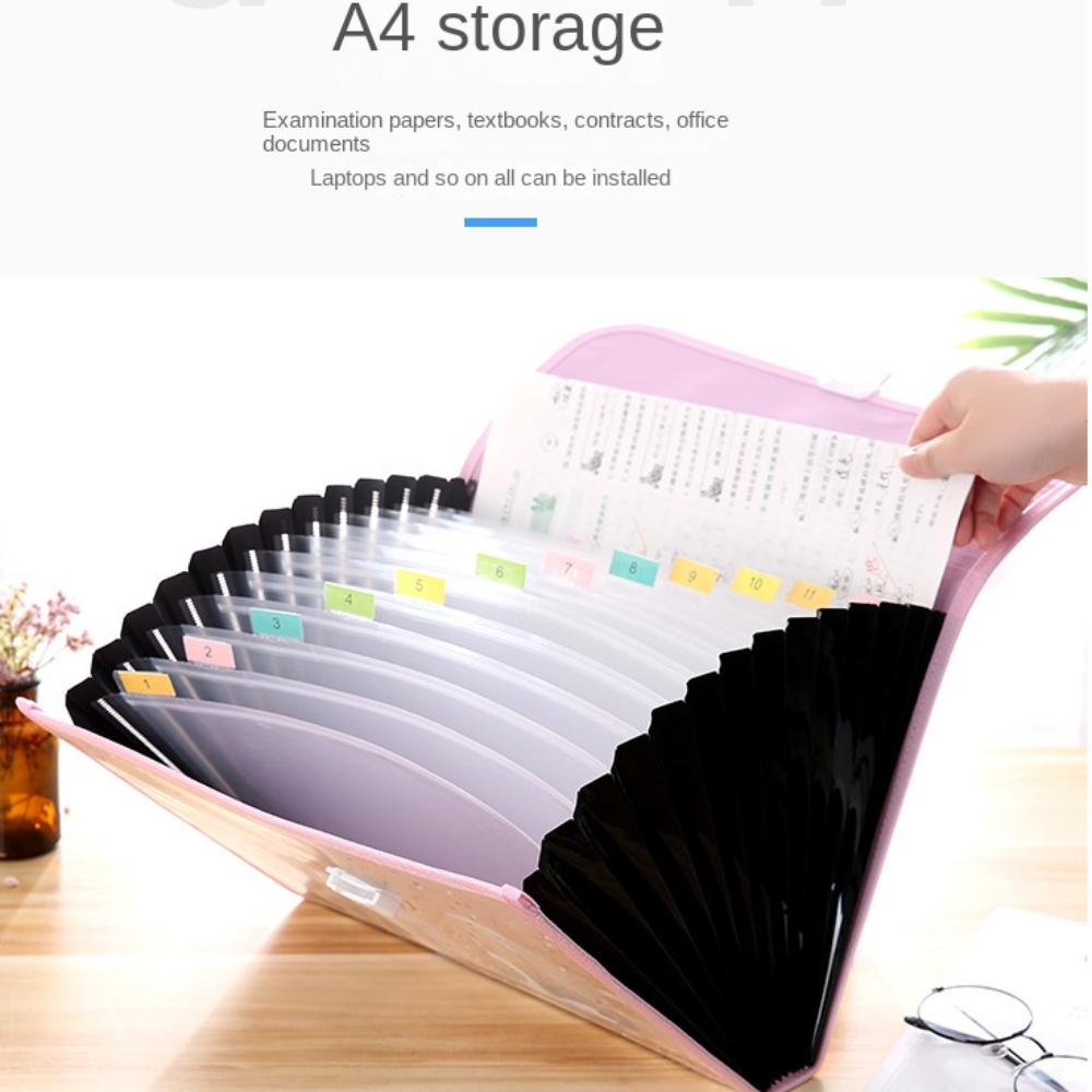 Водонепроницаемая папка для файлов формата А4 с 13 карманами, переносная сумка для хранения документов формата А4 на молнии, органайзер для файлов