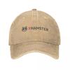 XHamster Outfit Мужчины Женщины Бейсболки Потертые Джинсовые Шапки Кепка Ретро Открытый Лето Регулируемая Кепка