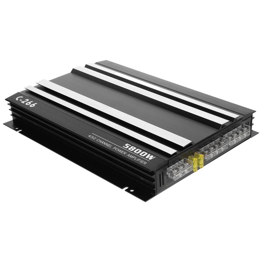 VORCOOL C-266 Стерео 5800 Вт 4 Ом 4-канальный Алюминиевый Автомобильный Аудио Усилитель