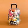 Mini Luggage Transparent Storage Box Cute Suitcase Candy Boxes Creative Wedding Party Small Trolley Plastic Jewellery Organizer