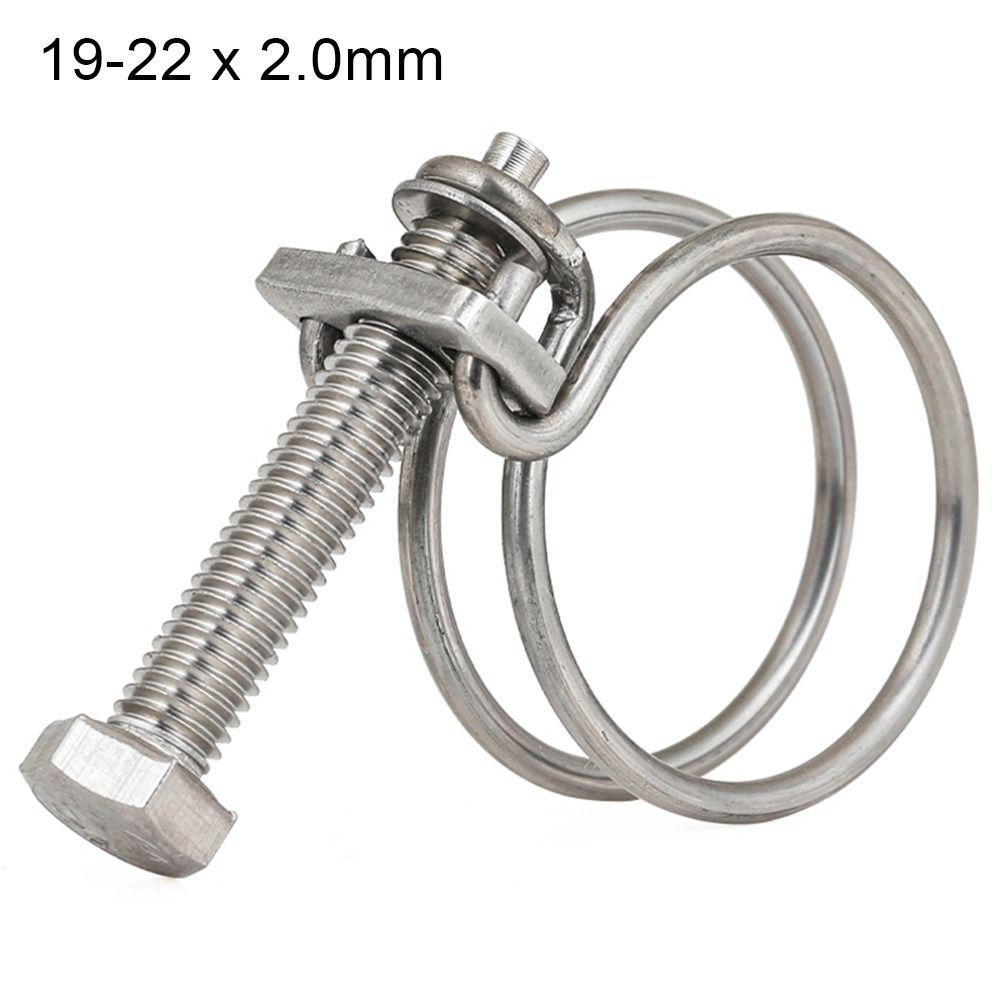 1 шт., двойной проволочный хомут, набор в ассортименте, обруч, зажим для трубы, топливная трубка, водопровод, вентиляционная труба