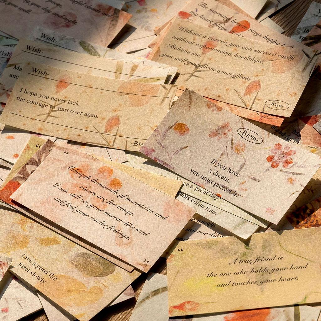 100 листов винтажная английская поэзия, благословение, декоративный материал, бумага, фон для коллажа, бумага для скрапбукинга, дневник, этикетка, планировщик