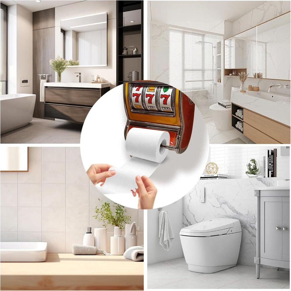 Wall Mounted Slot Machine Toilet Paper Holder Fun Slot Machine Toilet Paper Holder