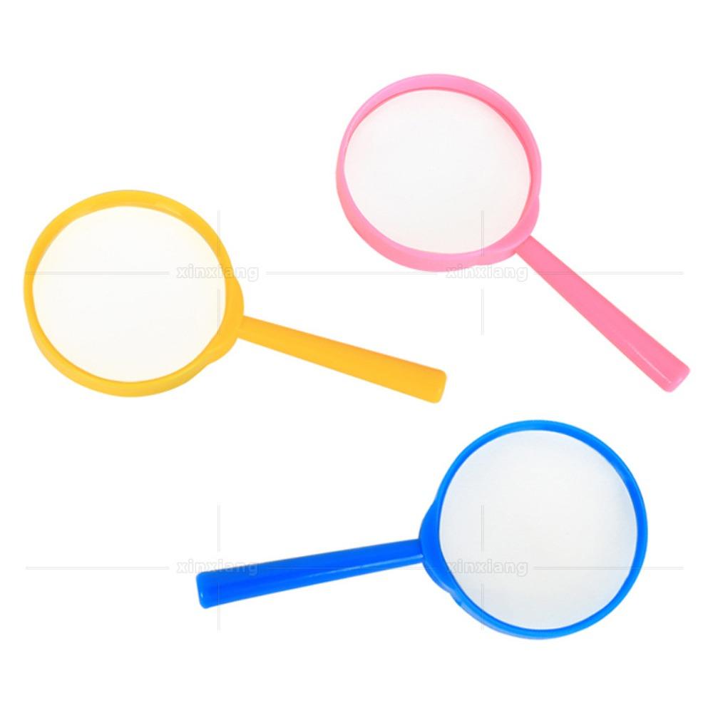 Experiment Reading Magnifiers 3x Hand-Held Magnifiers Exploration Learning Toys Magnifying Glass