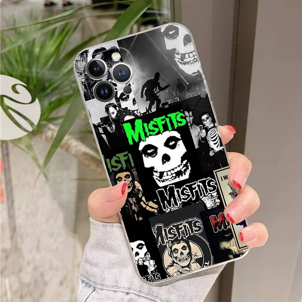 The Misfits Гленн Данциг Для iPhone 17 16 15 11 12 13 14 Pro Max Мягкий ТПУ Силиконовый Задний Чехол Прозрачный Чехол
