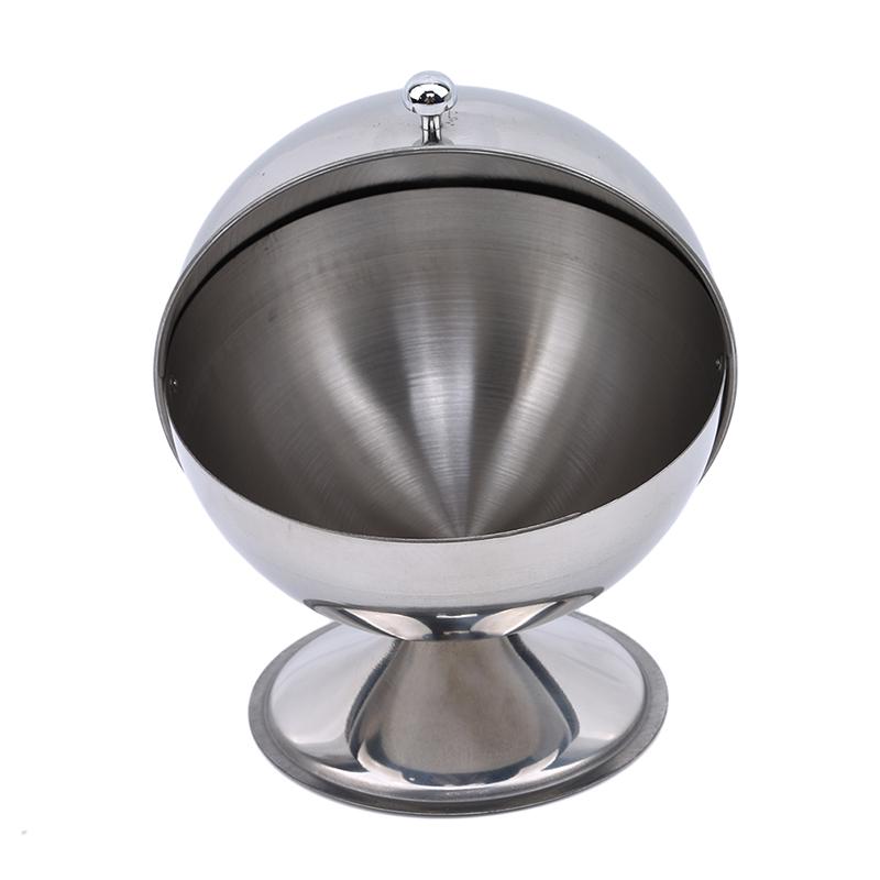 Кухонная сферическая сахарница из нержавеющей стали, бутылка для приправ, резервуар для специй, может переворачиваться