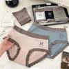 Lady Spring and Autumn Sweet Love Jacquard Cotton Skin Friendly Breathable Non Trace Waist Underwear