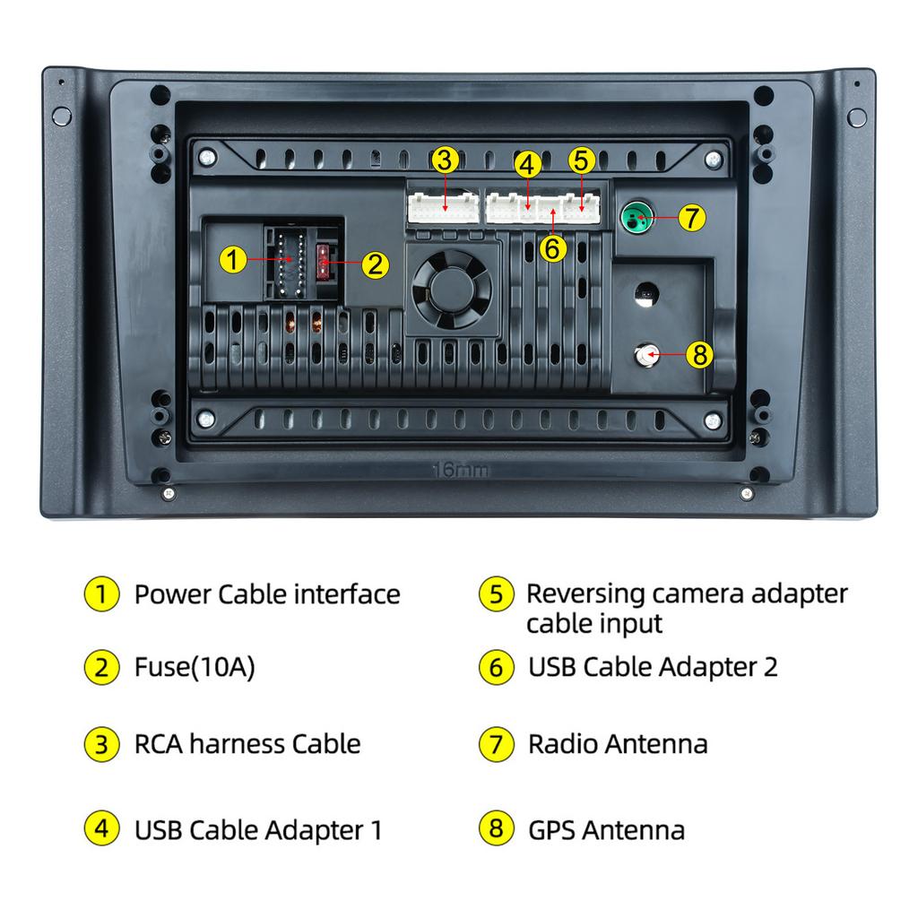 2din Android Car Radio for Great Wall Haval H6 M6 Sport Multimedia Video Player Navigation GPS Stereo Carplay Head Unit 4G