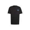 Originals Trefoil Logo Print Round Neck Short Sleeve T-Shirt Men Tops Black II8472