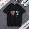 Японское аниме Черный дворецкий мультфильм комикс мужская футболка с коротким рукавом с круглым вырезом для стритвира мужскаяженская одежда