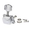 6 Inline Metal Alloy Guitar Semi Closed Tuners Machine Heads Tuning Pegs Keys Set for Electric Guitar