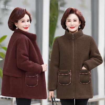 Зимняя новая куртка из овечьей шерсти средней длины, на подкладке, утолщенная, теплая, с хлопковой набивкой, гранулированная, пушистая, хлопковая куртка, женская