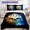 3pcs Duvet Cover Set (1*Duvet Cover + 2*Pillowcase, Without Core), Atletico Madrid Print Soft All‑Season Bedding Set, Home Bedroom Decor Gift