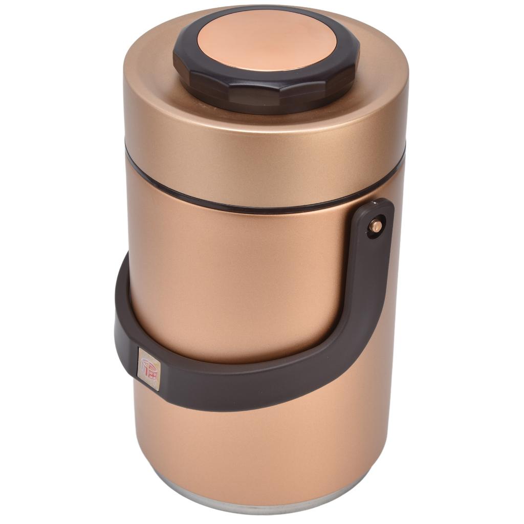 Изолированные контейнеры для обеда из нержавеющей стали 304 с двойным вакуумным отделением, емкостью 2300 мл, 3