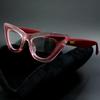 Треугольные фотохромные очки для близорукости «кошачий глаз» Женские в стиле INS Дизайнерские Популярные Меняющие цвет на серый Очки с минусовыми диоптриями
