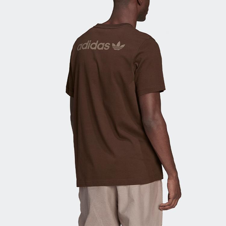 adidas Мужская футболка Originals Коричневая HP0442