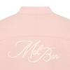 MALBON GOLF Summer Terry Semi-Overfit Half-Zip T-Shirt Pink