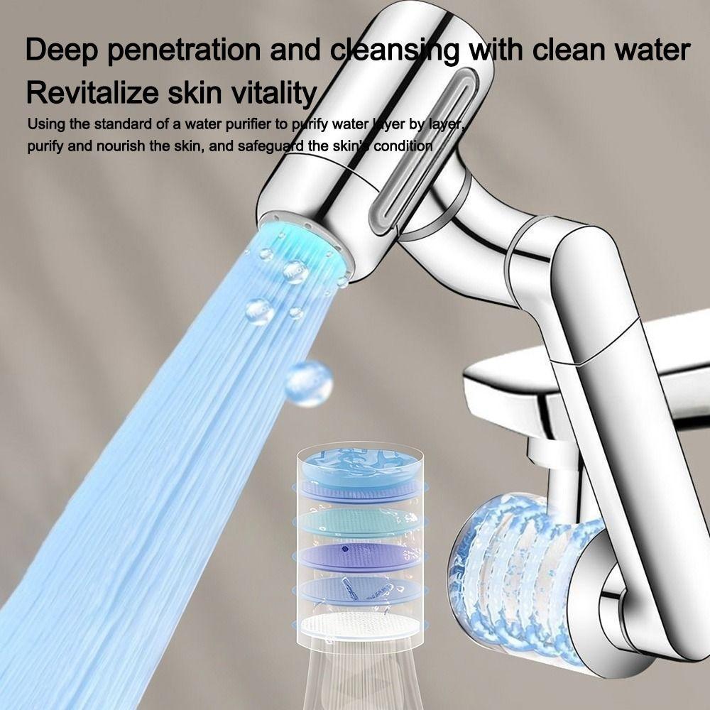 4 Modes Kitchen Faucet 1440° Rotate Bathroom Tap New Faucet Extender Bathroom