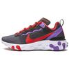 Женские кроссовки React Element 55 Черный Красный Фиолетовый University-Red Белый CQ9903-001