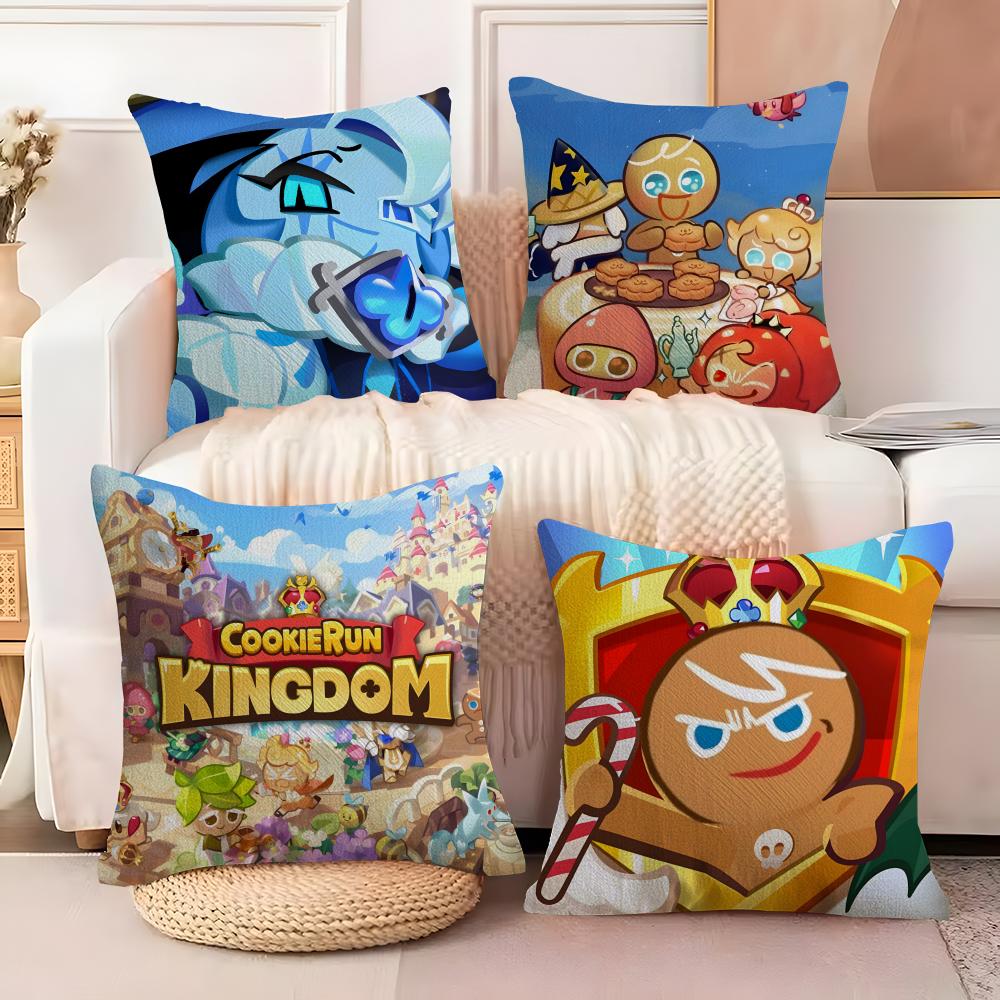 Горячая игра C-Cookie Run Kingdom Наволочка Декоративная наволочка для дивана в гостиной Простая домашняя легкая роскошь Печатная подушка