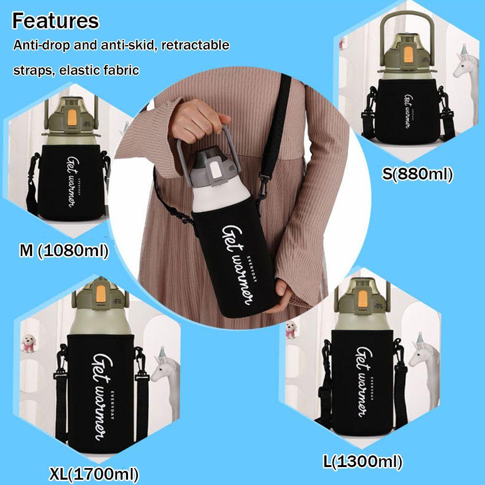 Sport Pouch With Strap Portable Vacuum Cup Sleeve Cup Sleeve Water Bottle Case Water Bottle Cover