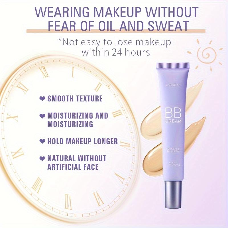 Waterproof BB Cream Full Coverage Waterproof, Anti-sweat Brightening BB Cream Without Makeup Removal