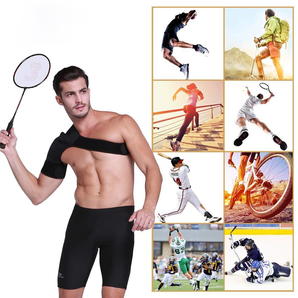 Дышащие регулируемые спортивные наплечники из неопрена