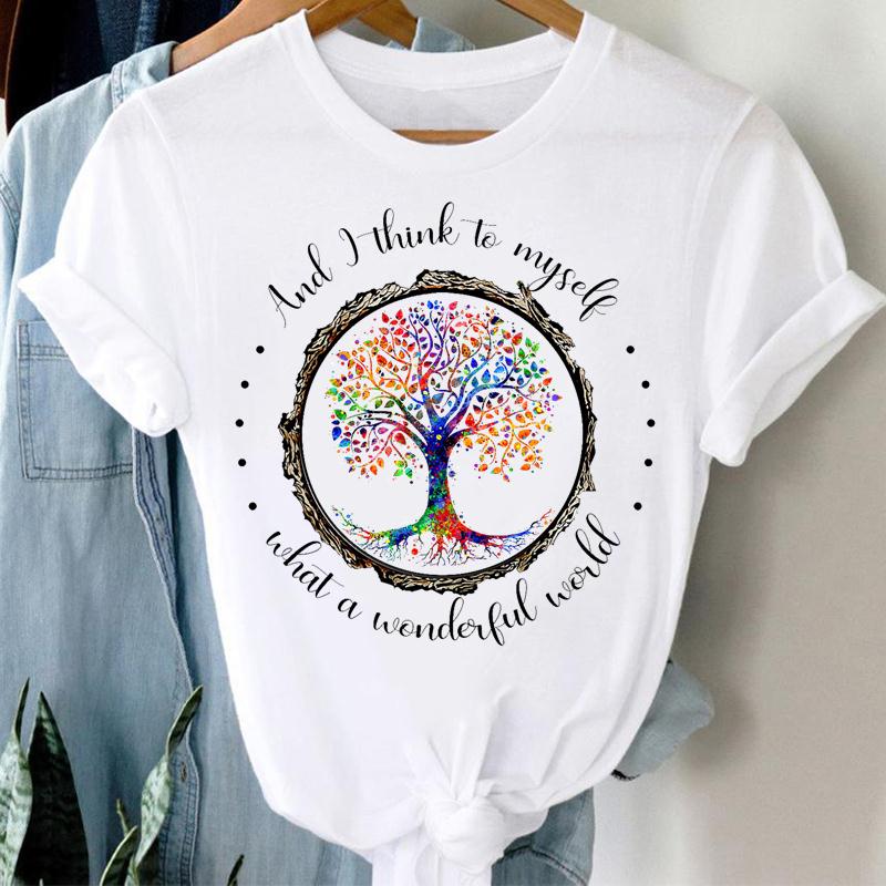 Женская футболка с коротким рукавом и принтом Peace Shadow 90-х годов, модная футболка, одежда, повседневная летняя женская футболка с рисунком