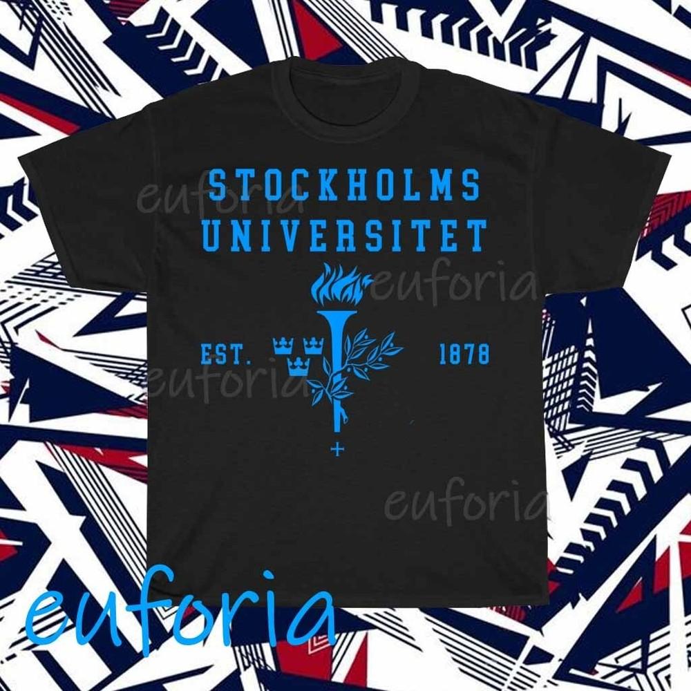 New Shirt Stockholm University Logo T-Shirt Funny Size S To 5XL