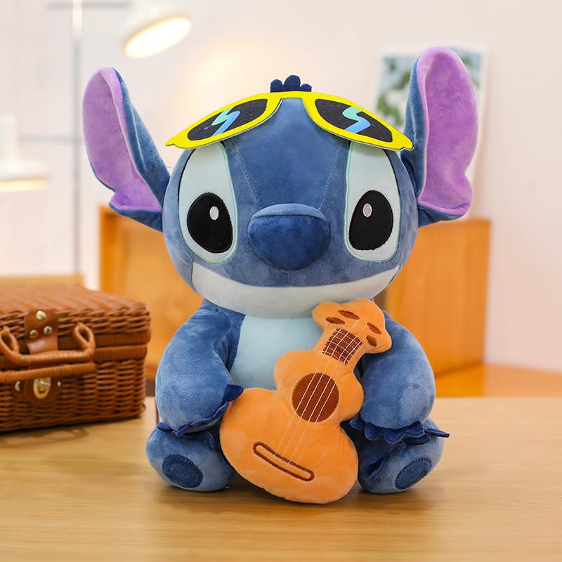Guitar Microphone Plush Toy Animal Stuffed Doll For Kids Gift Collectors